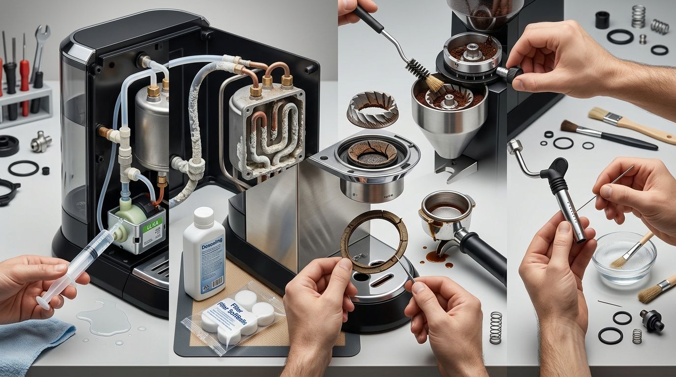 Najczęstsze awarie ekspresów De’Longhi i sposoby naprawy